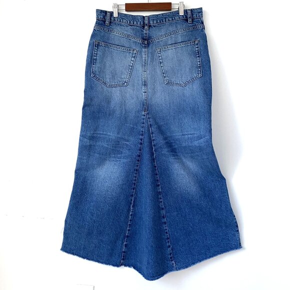 Reformation Jeans Tazz Maxi Denim Skirt - Picture 13 of 16
